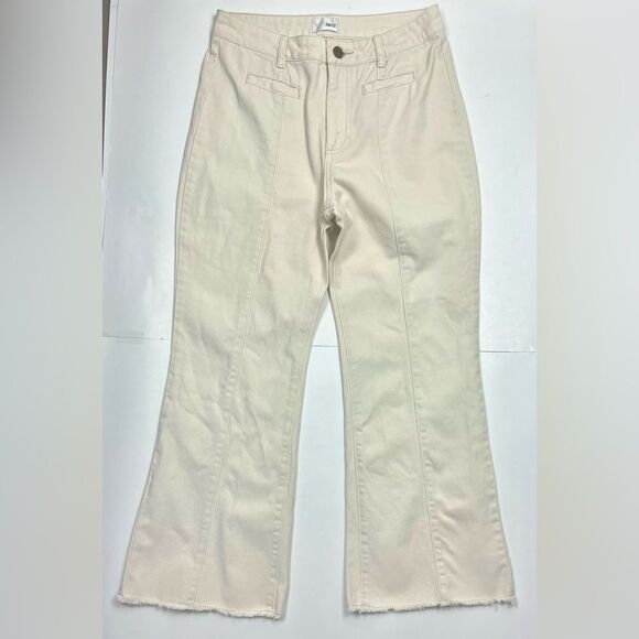 Amuse Society High Waisted Cropped Wide Leg Denim Pants - Picture 4 of 13